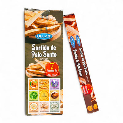 INCIENSO SURTIDO PALO SANTO (CJA D/6 TUBOS)