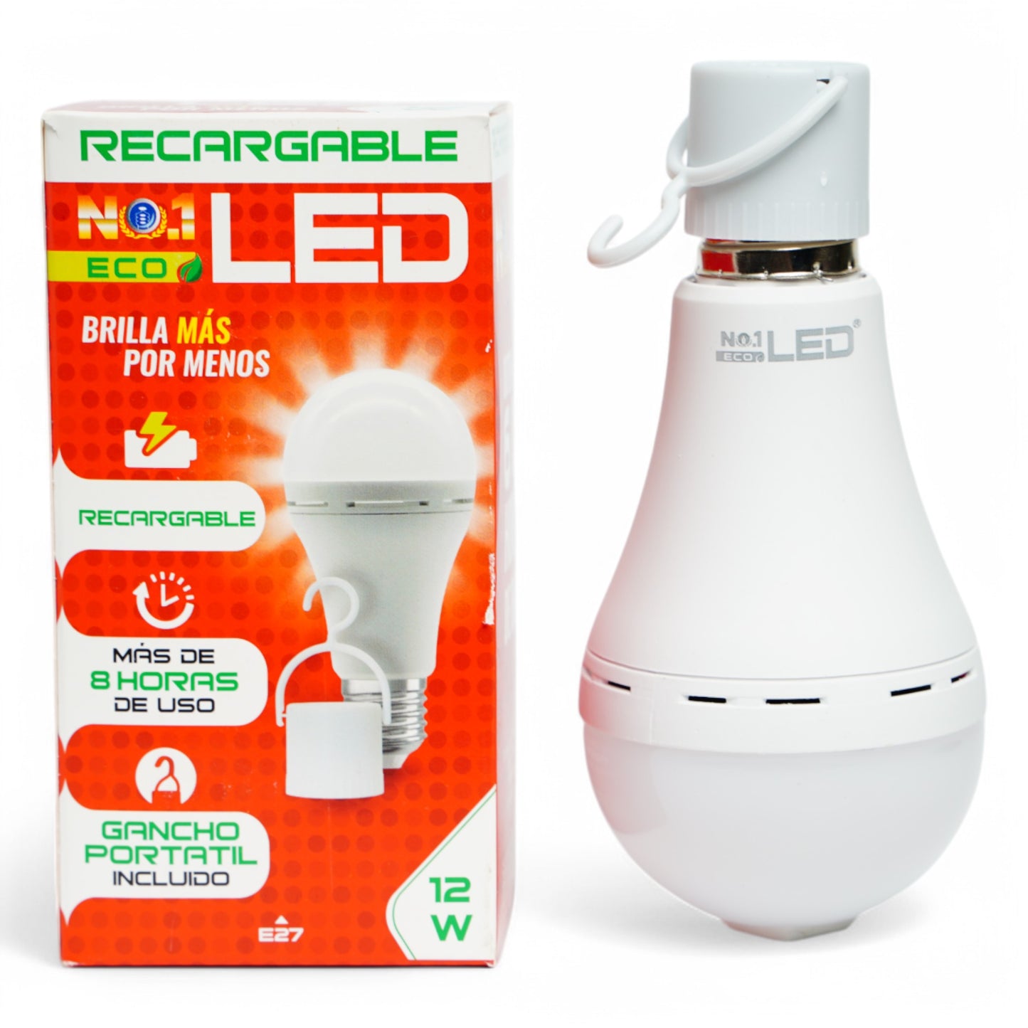 BOMBILLO USB RECARGABLE 12W