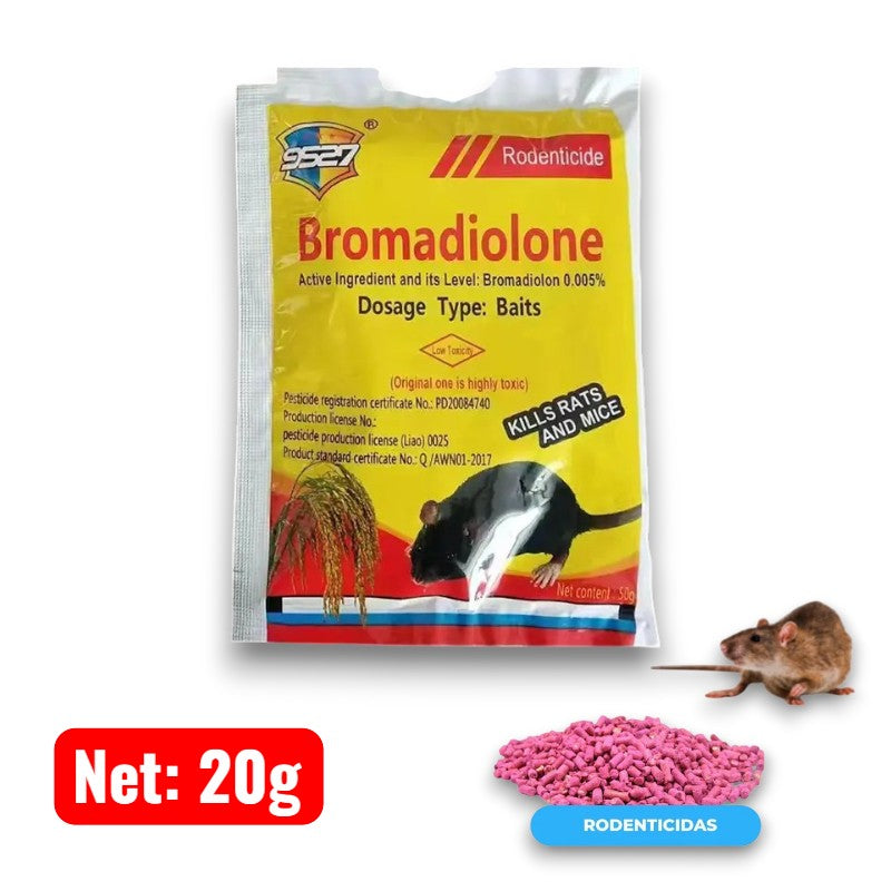 CEBO PARA RATON/RODENTICIDA 20G