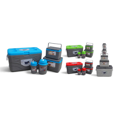 HIELERA 7PZA 48LT+2SET TERMO TRINITY