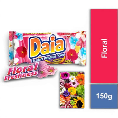 DAIA JABON P/ LAVAR ROPA FLORAL 150G (96 UNI)