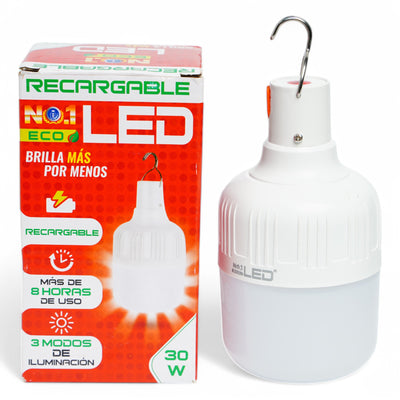 BOMBILLO USB RECARGABLE 30W