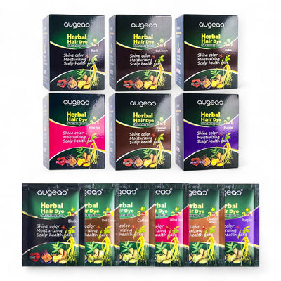 CHAMPU HERBAL CASTANO C6 30ML (10 SOBRES)
