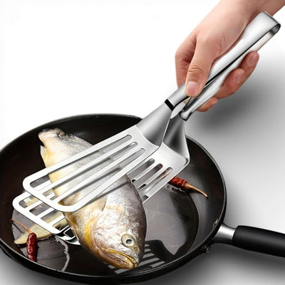 ESPATULA C/PINZA P/COCINA 30CM