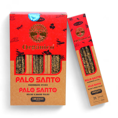 INCIENSO ORGANICO PALO SANTO (PAQ DE 10 UNI~25 GRAMOS)