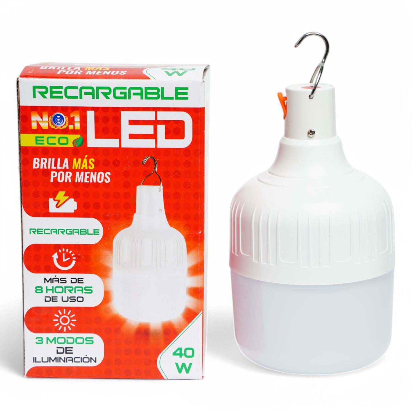 BOMBILLO USB RECARGABLE 40W