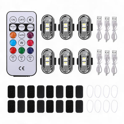 LAMPARAS LED INALAMBRICAS (JGO DE 6)
