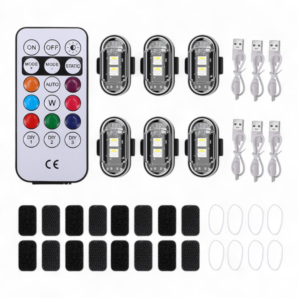 LAMPARAS LED INALAMBRICAS (JGO DE 6)