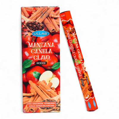 INCIENSO MANZANA CANELA CLAVO (CJA D/6 TUBOS)